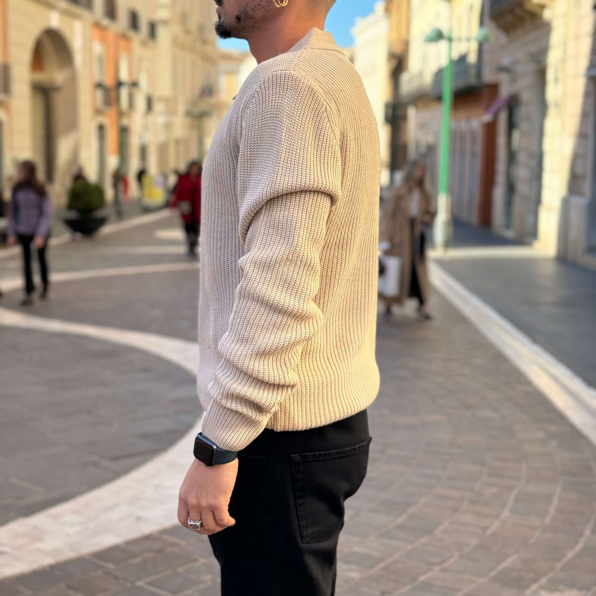 Jersey Polo beige - FLAG STORE