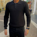Black Polo Sweater - FLAG STORE