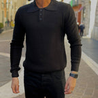 Black Polo Sweater - FLAG STORE