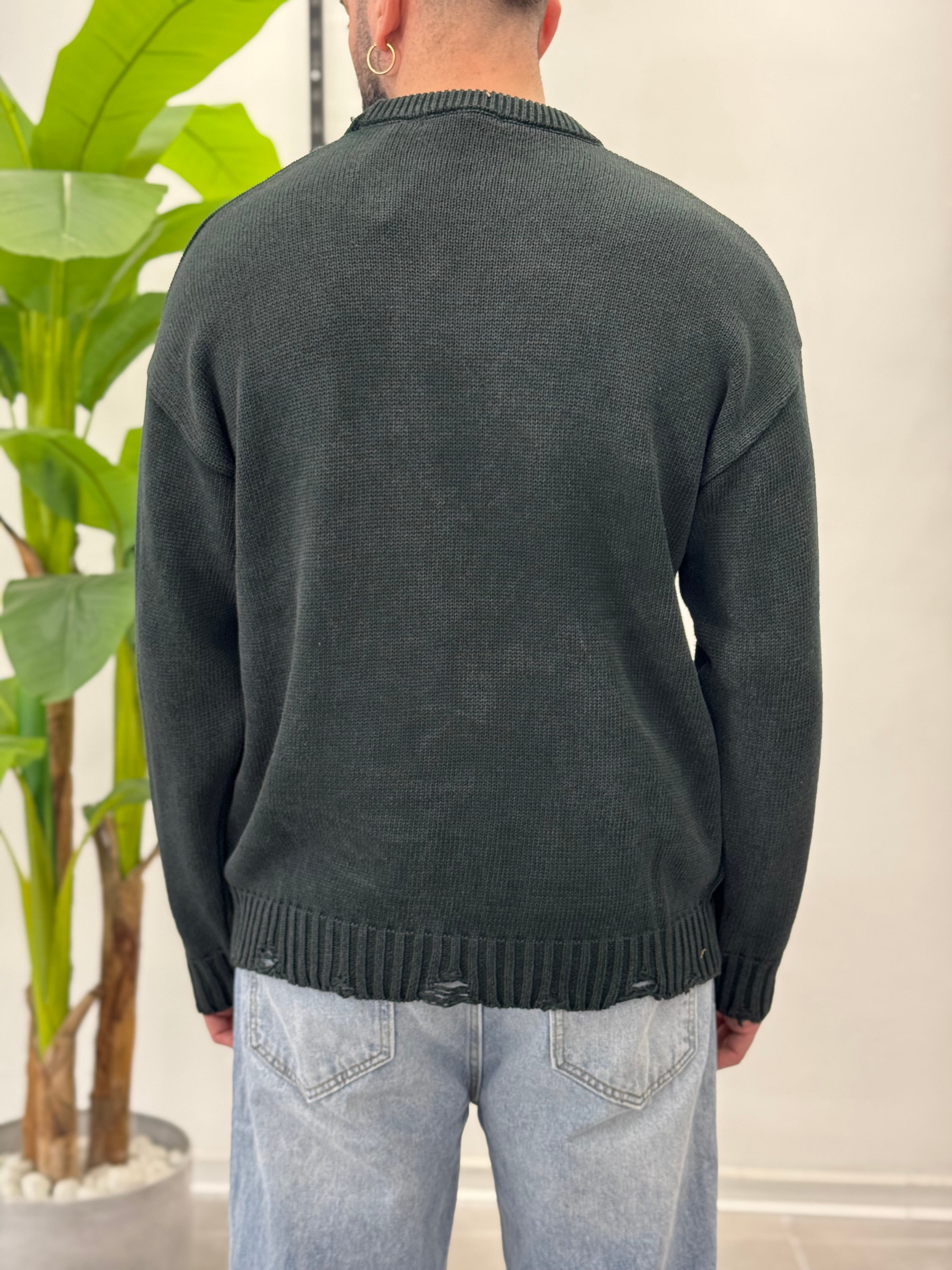 Maglioncino Strappi Vision