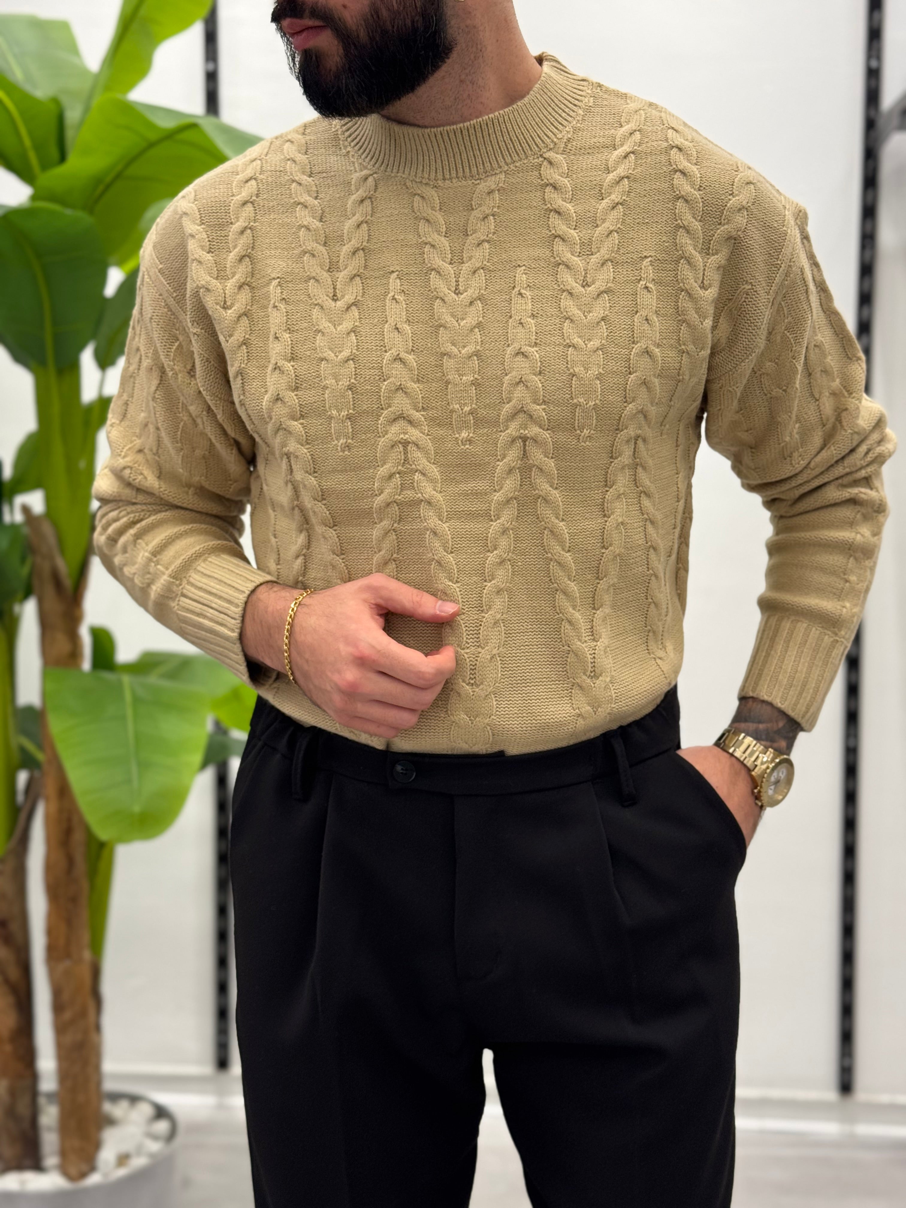 Maglioncino Treccia Prestige