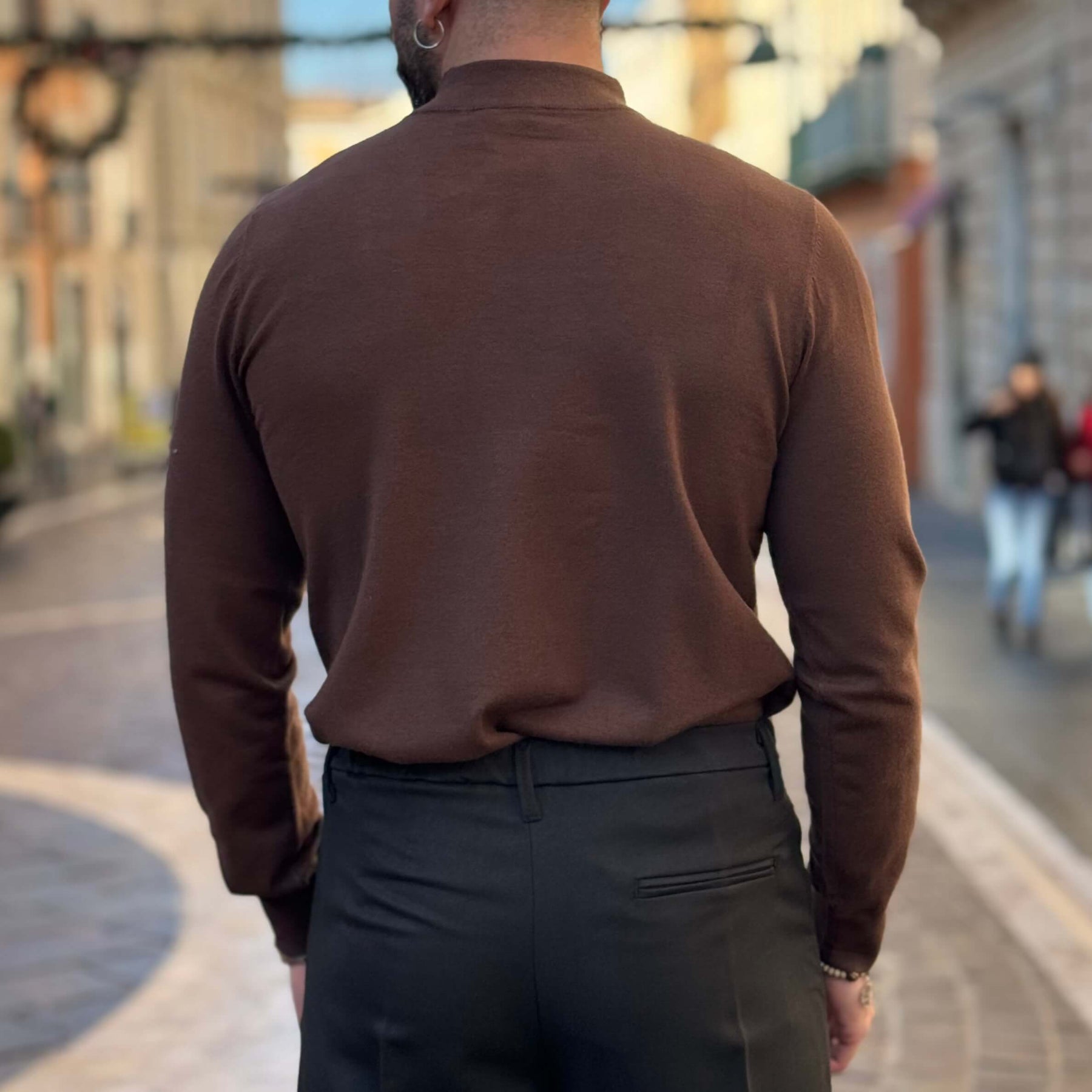 Pullover lupetto