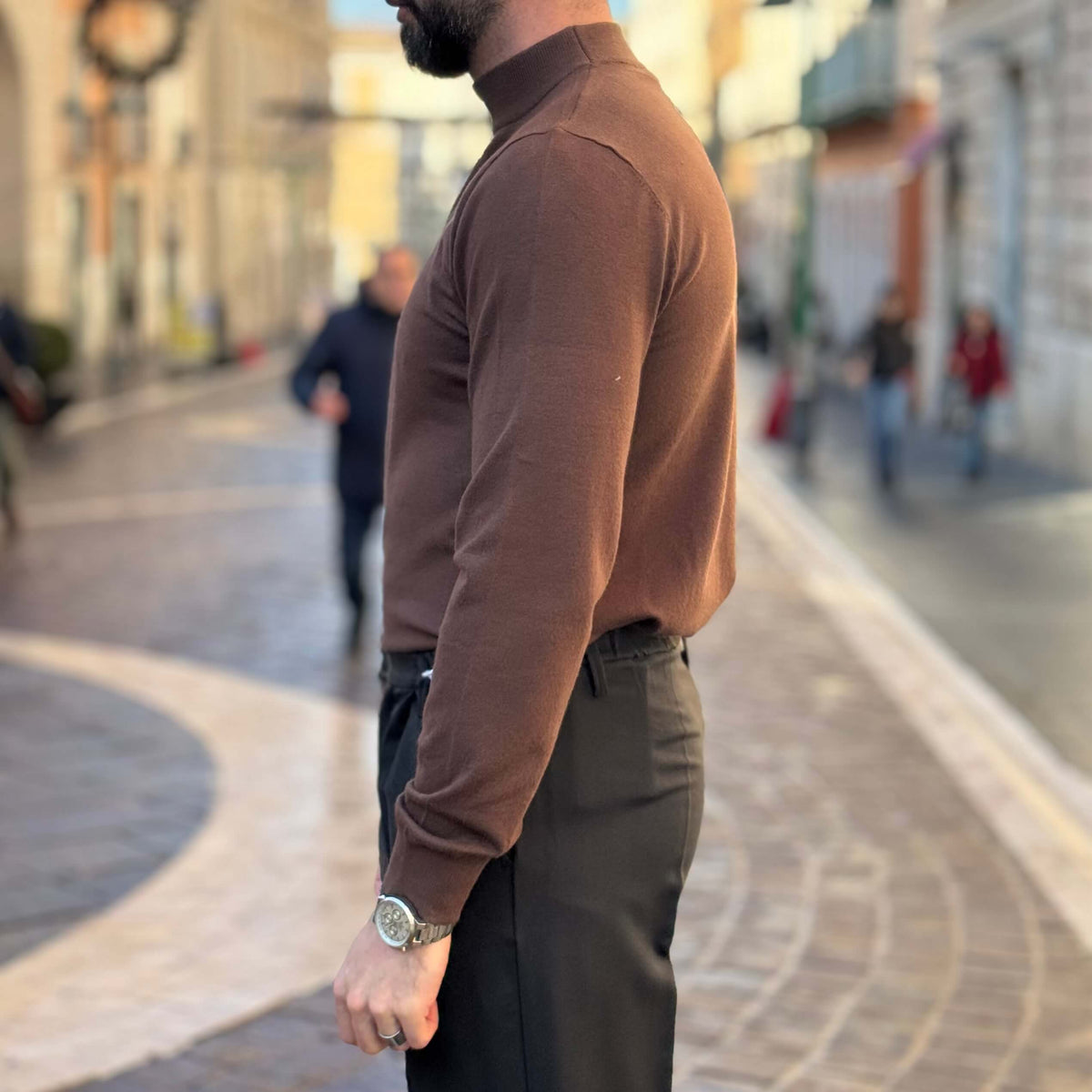 Pullover lupetto