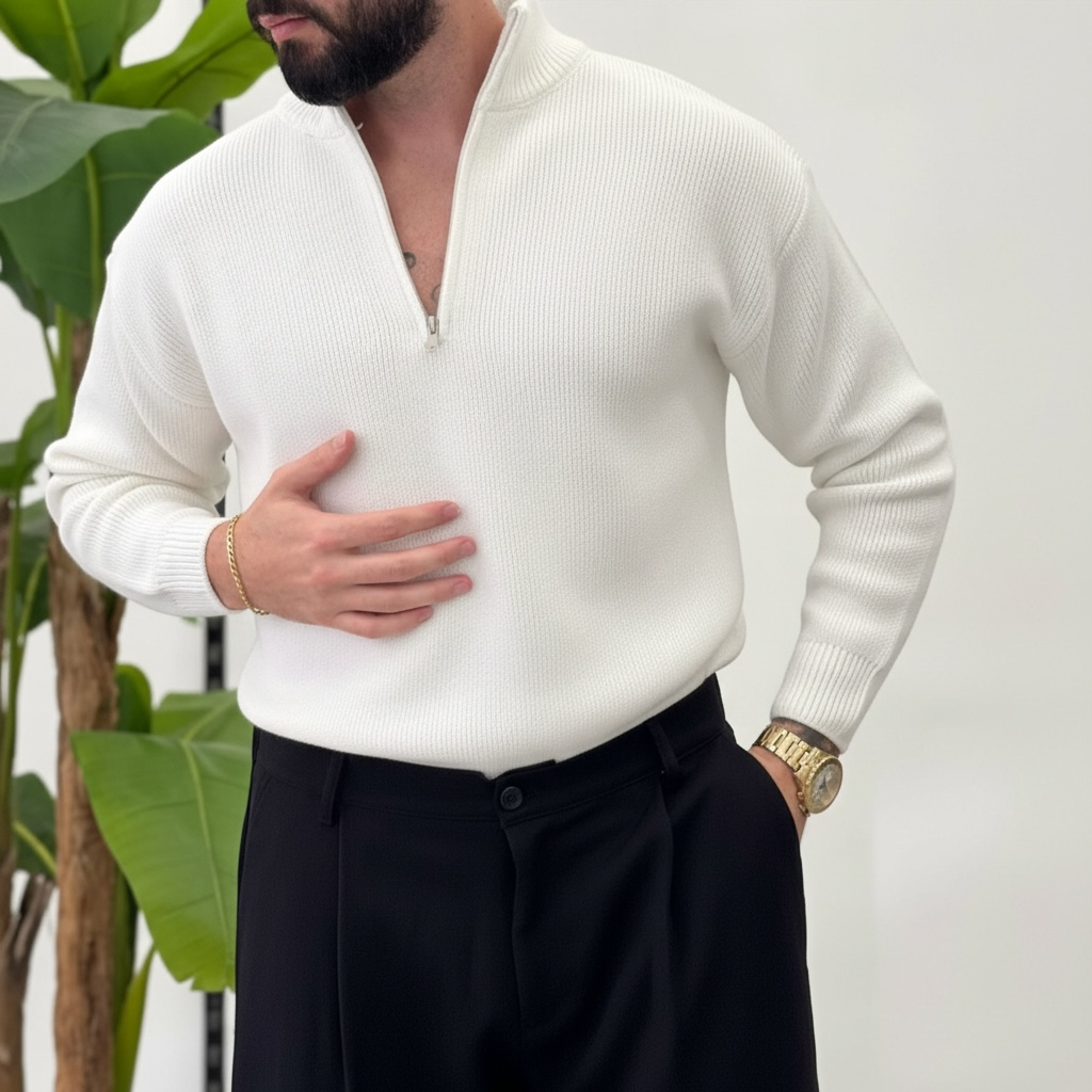 Maglione Mason con zip