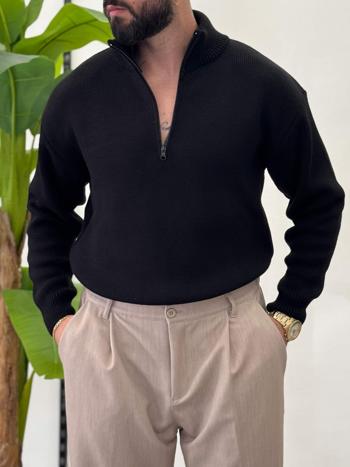 Mason zip-up sweater 