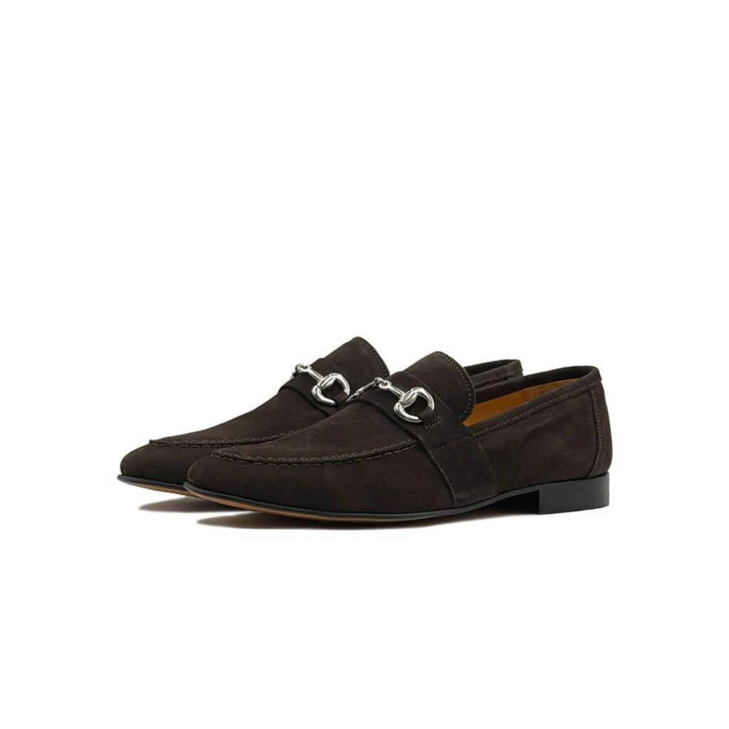 Mocassino Camoscio Marrone Lux - FLAG STORE