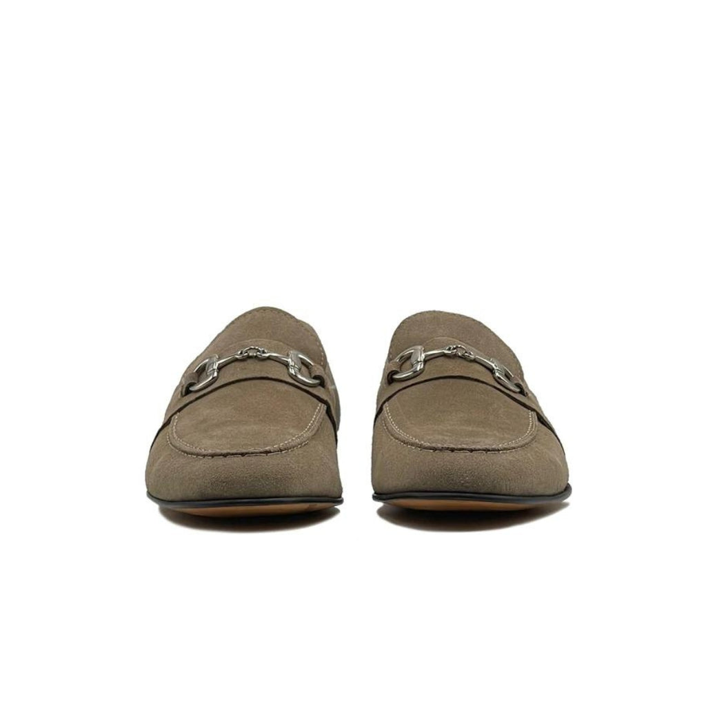 Mocassino Camoscio Tortora Lux - FLAG STORE