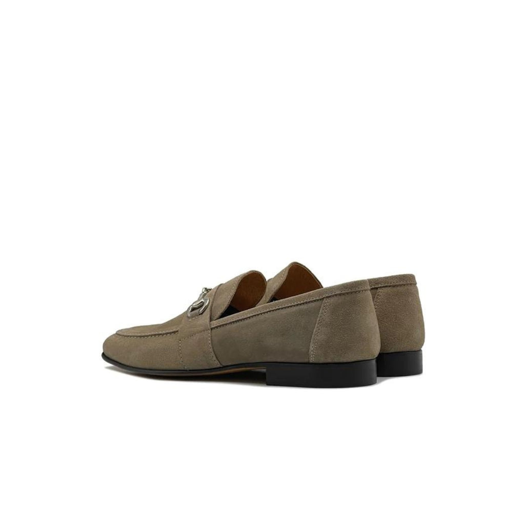 Mocassino Camoscio Tortora Lux - FLAG STORE