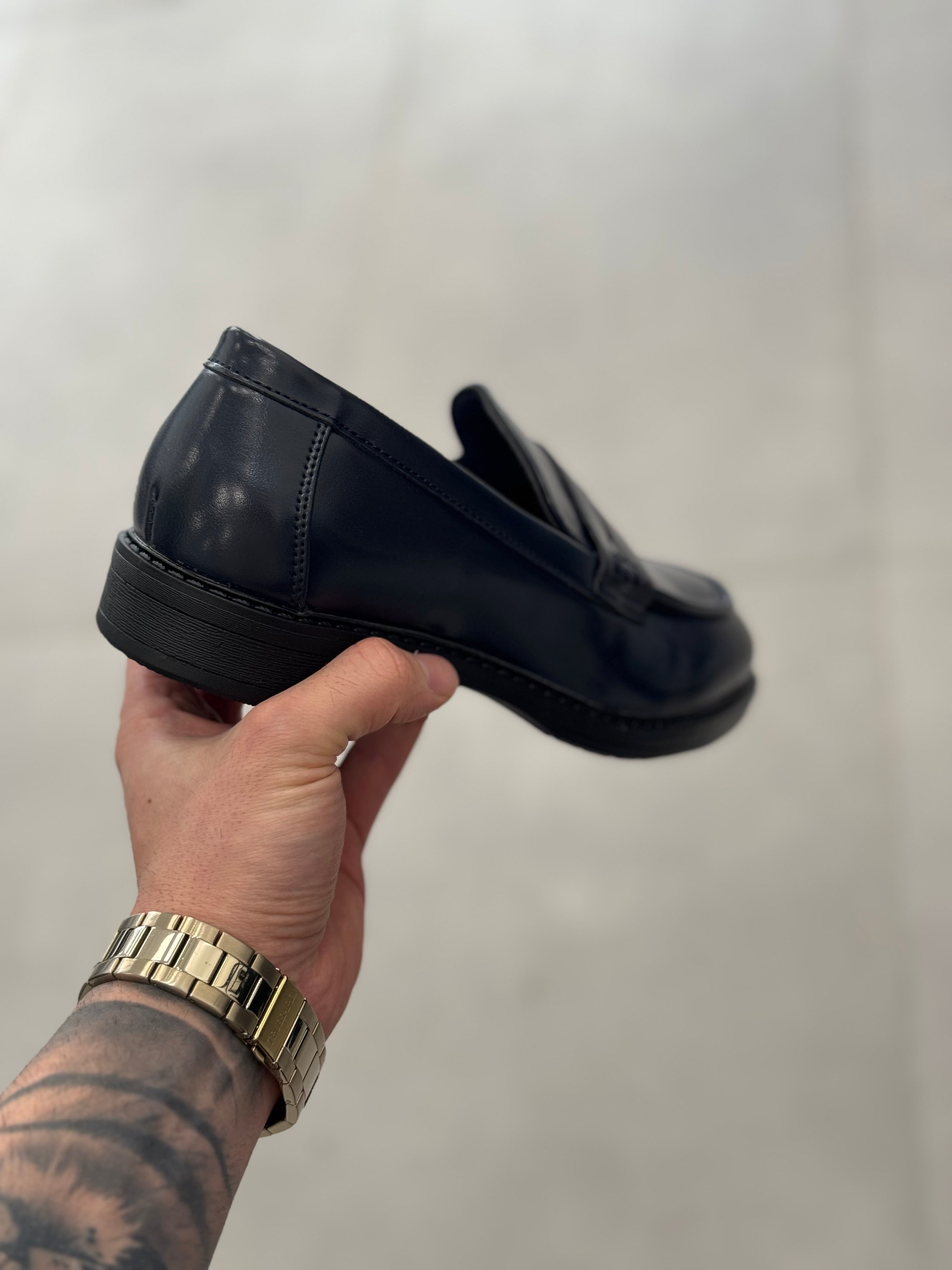 Mocassino College Blu Navy