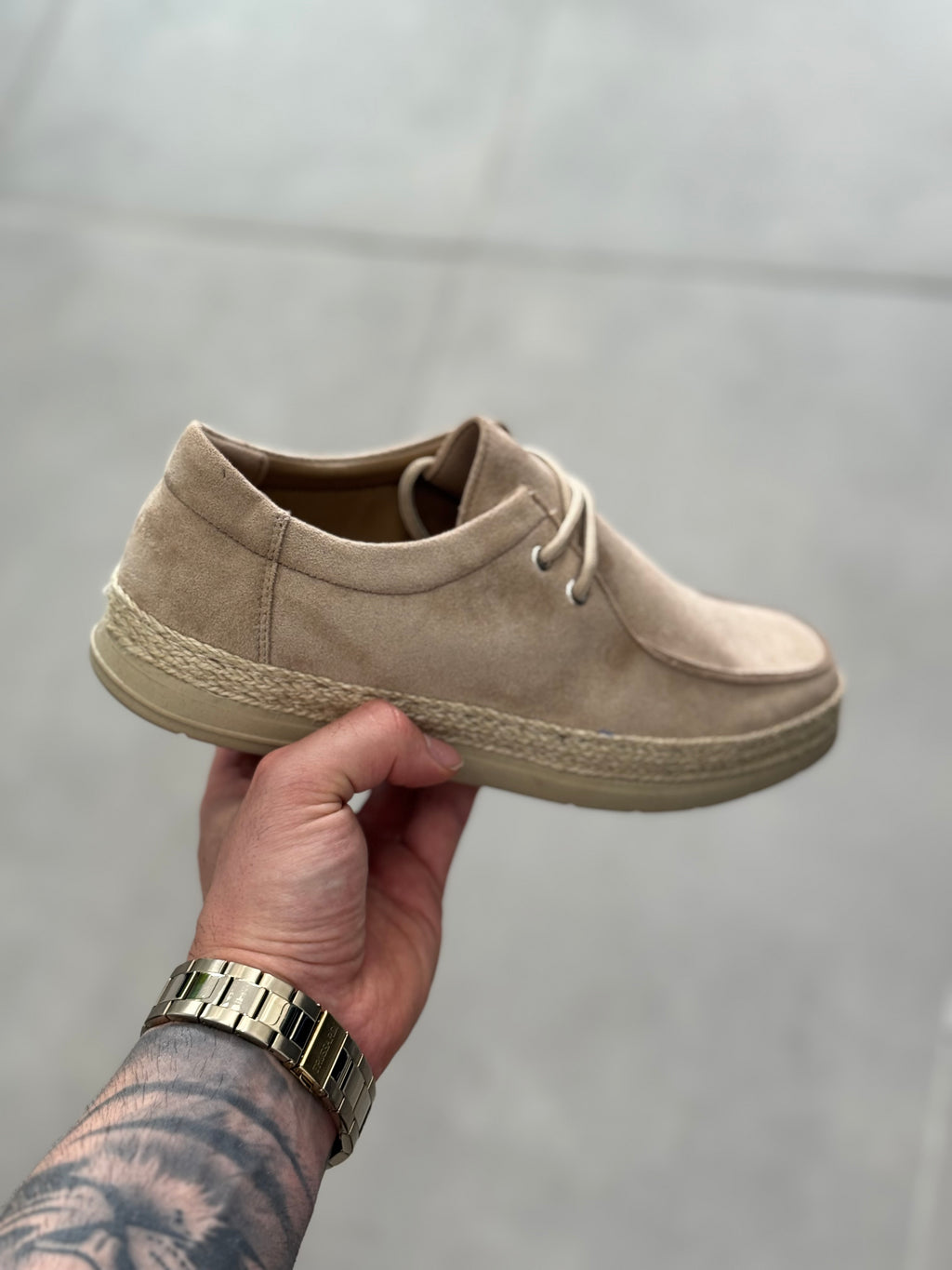 Mocassino Wallabee Beige