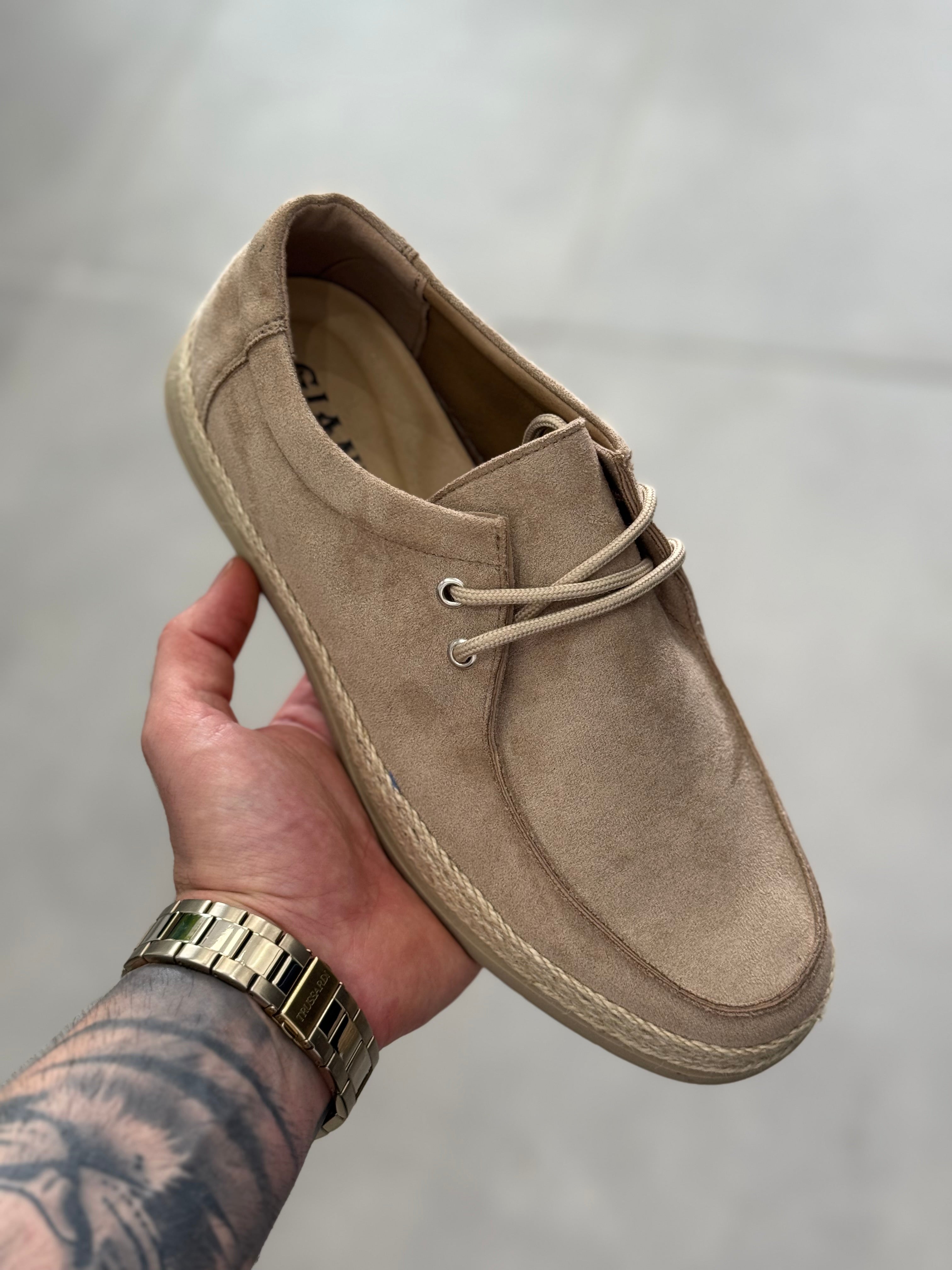 Mocassino Wallabee Beige