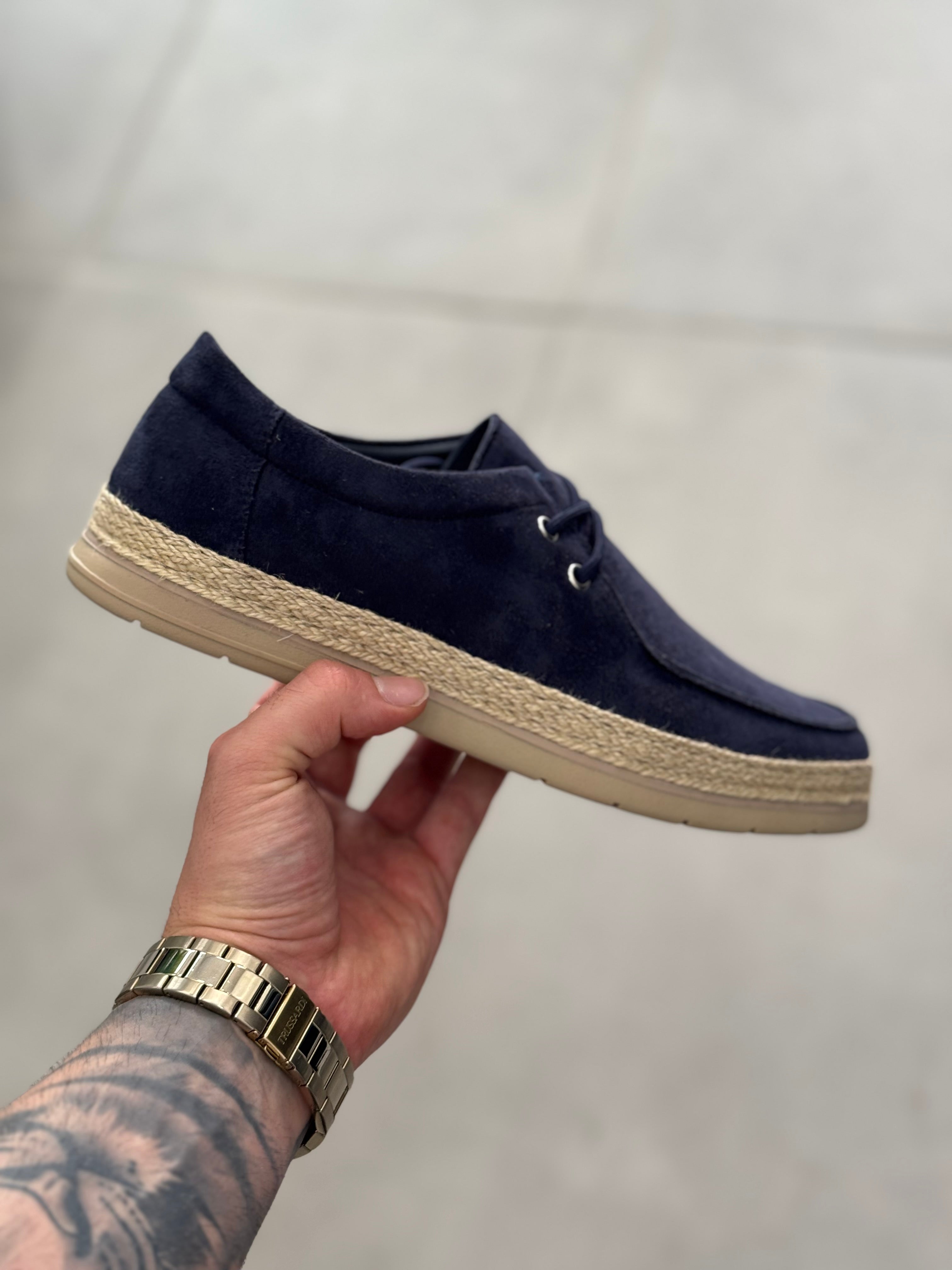 Mocassino Wallabee Blu