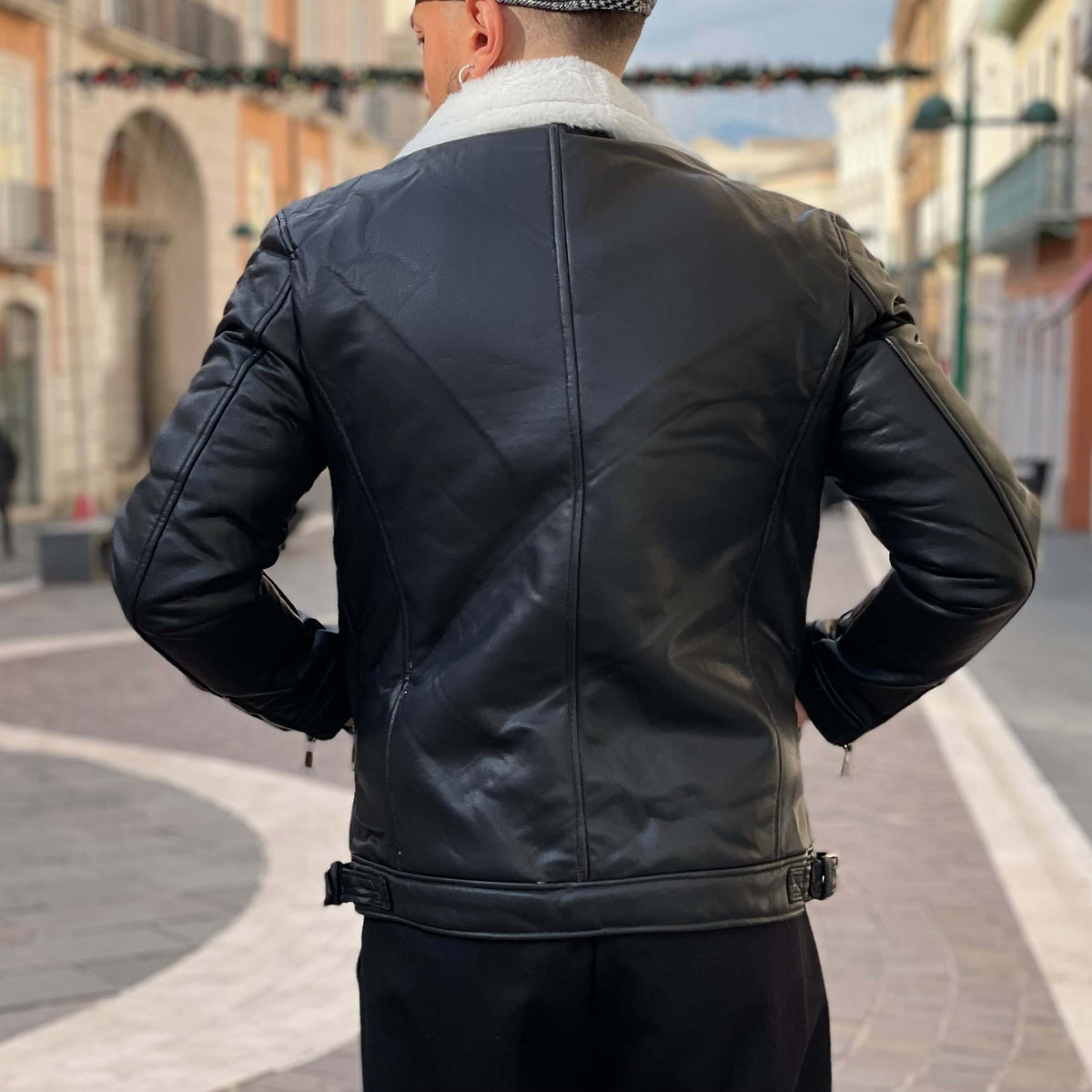 Black Sheepskin Jacket 2.0 - FLAG STORE 