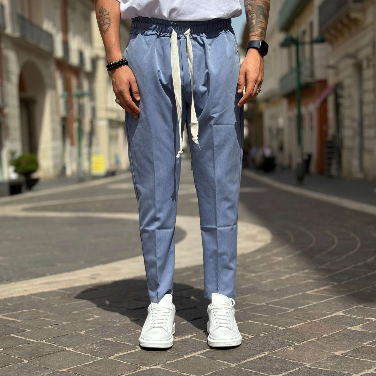 Pantalaccio azzurro jeansato 2.0 - FLAG STORE