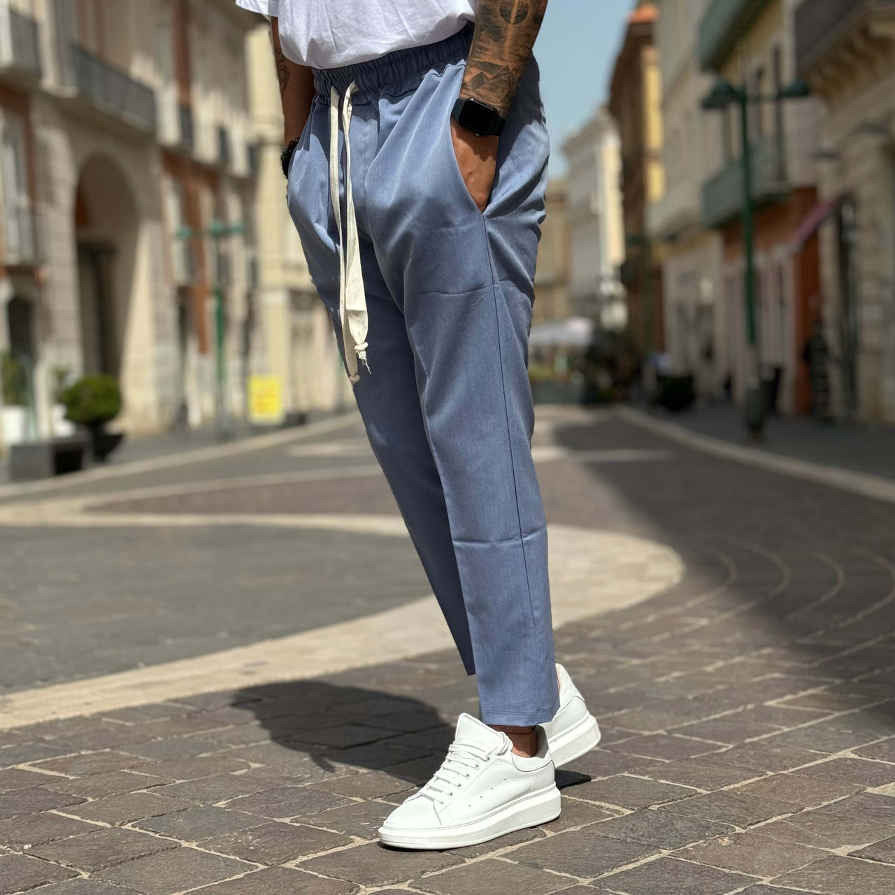 Pantalaccio azzurro jeansato 2.0 - FLAG STORE