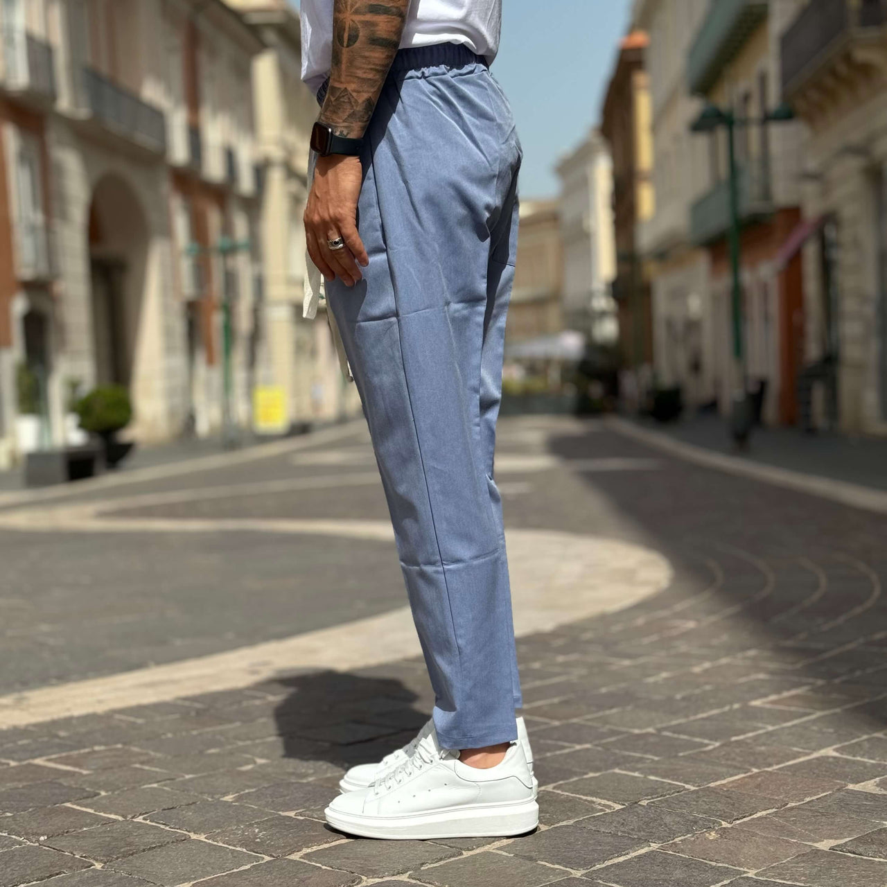 Pantalaccio azzurro jeansato 2.0 - FLAG STORE