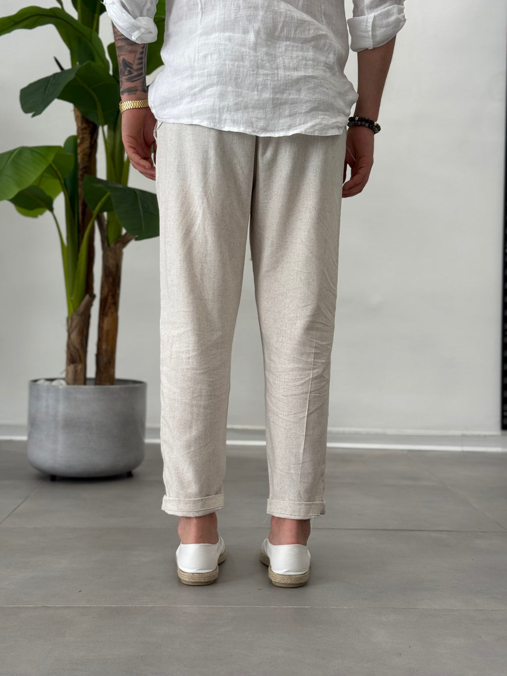 Pantalaccio in Lino Madrid