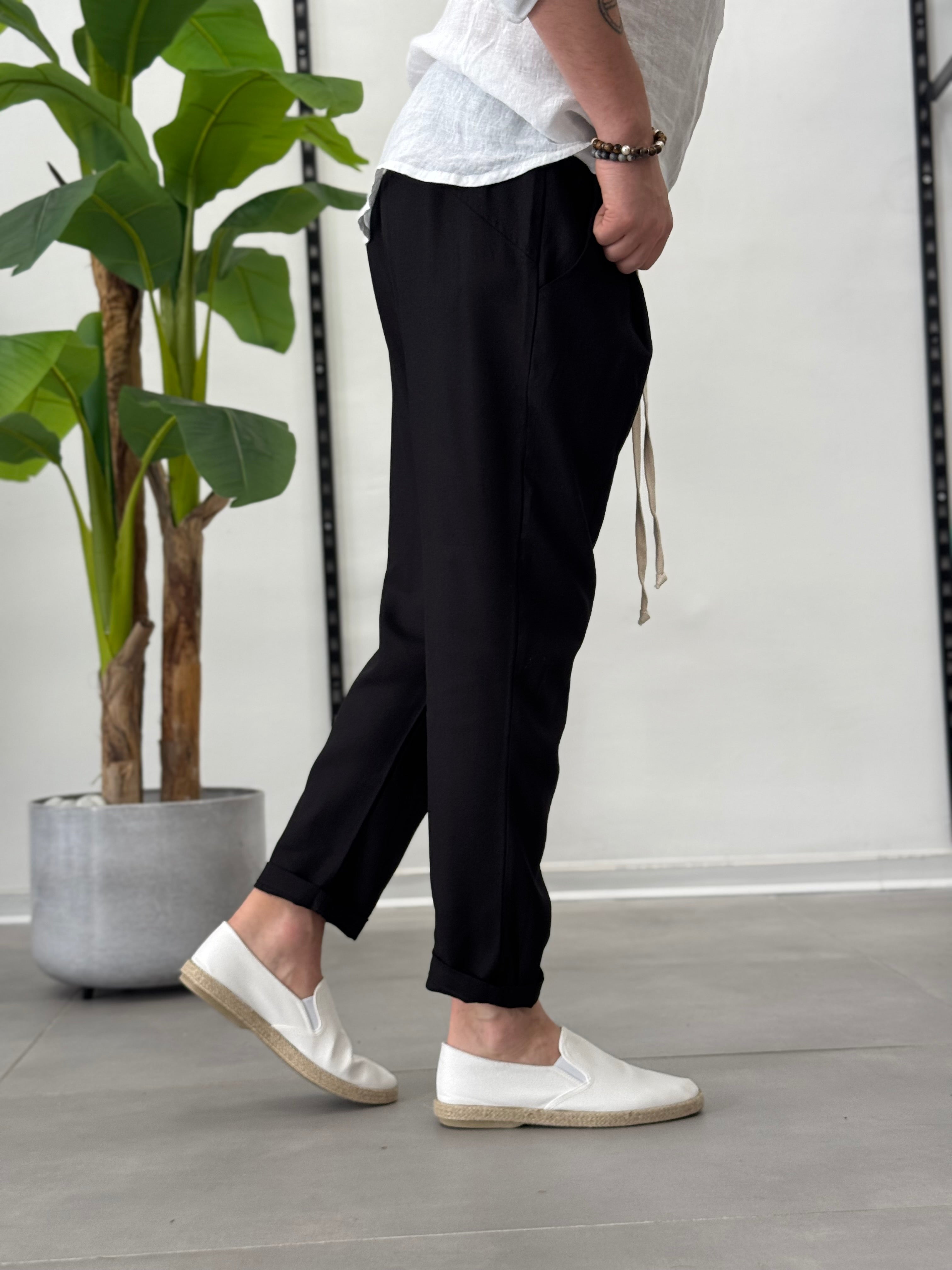 Pantalaccio in Lino Madrid