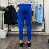 Thumbnail for Pantalone Blu elettrico con Doppio Bottone - FLAG STORE