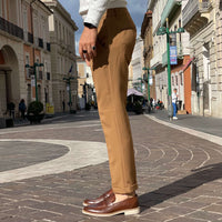 Thumbnail for Pantalone Cammello con Bottone limited - FLAG STORE