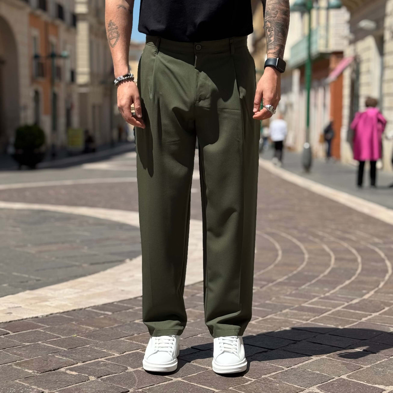 Pantalone Dubai gamba larga - FLAG STORE