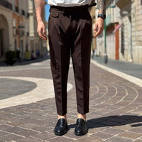 Thumbnail for Pantalone Firenze vita alta con cinturini - FLAG STORE