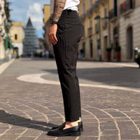 Thumbnail for Pantalone Firenze vita alta con cinturini - FLAG STORE