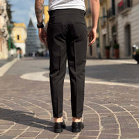 Thumbnail for Pantalone Firenze vita alta con cinturini - FLAG STORE