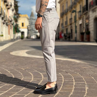 Thumbnail for Pantalone Firenze vita alta con cinturini - FLAG STORE
