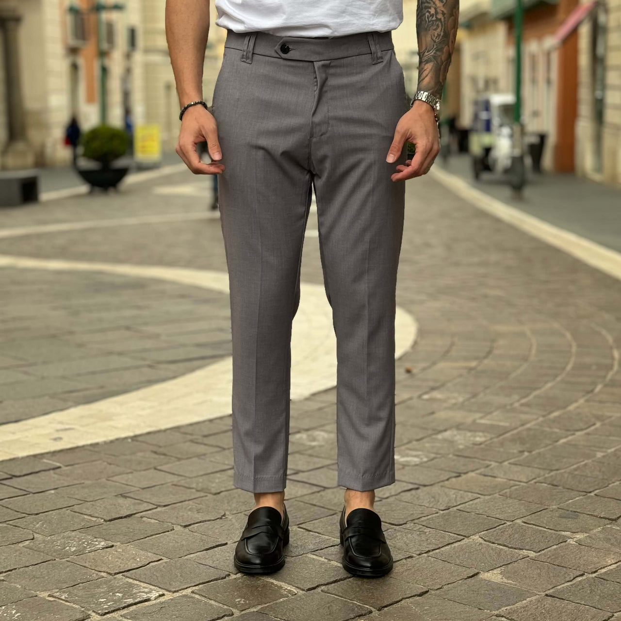 Pantalone Grigio Capri - FLAG STORE