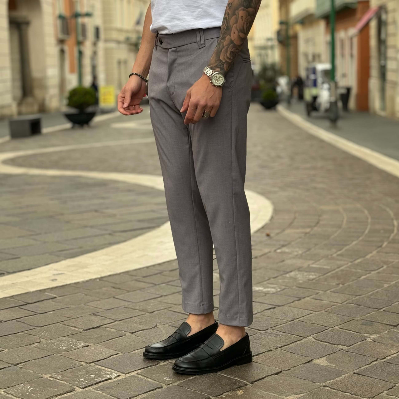 Pantalone Grigio Capri - FLAG STORE