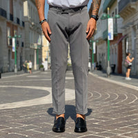 Thumbnail for Pantalone Grigio con Bottone limited - FLAG STORE