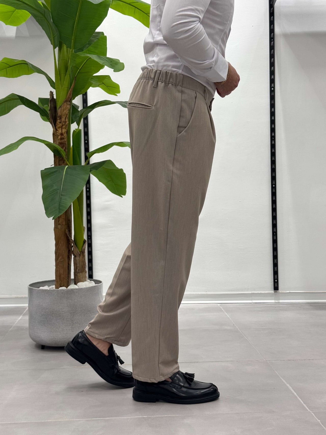 Pantalone Lisbona - Champagne