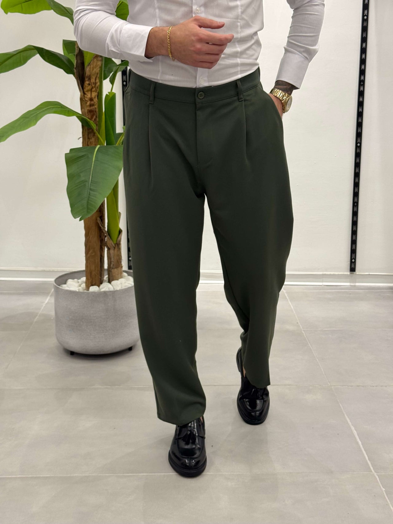 Pantalone Lisbona - Verde