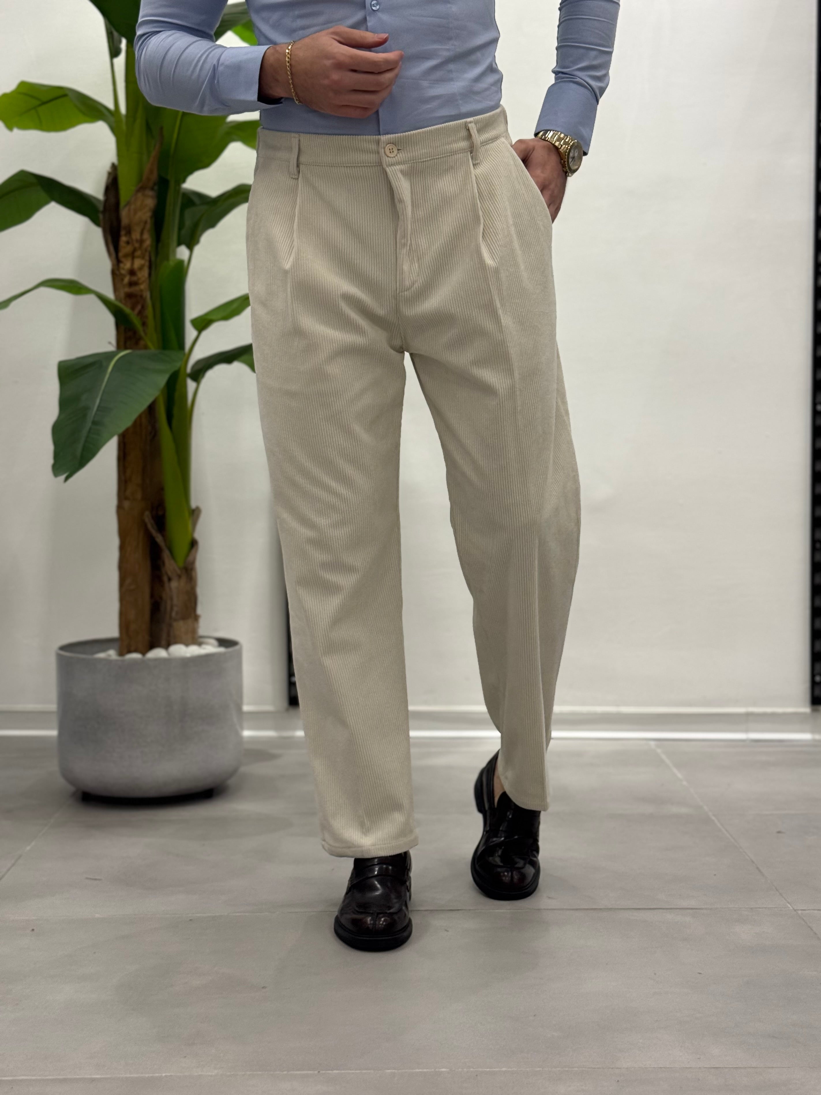 Pantalone Lisbona Velluto