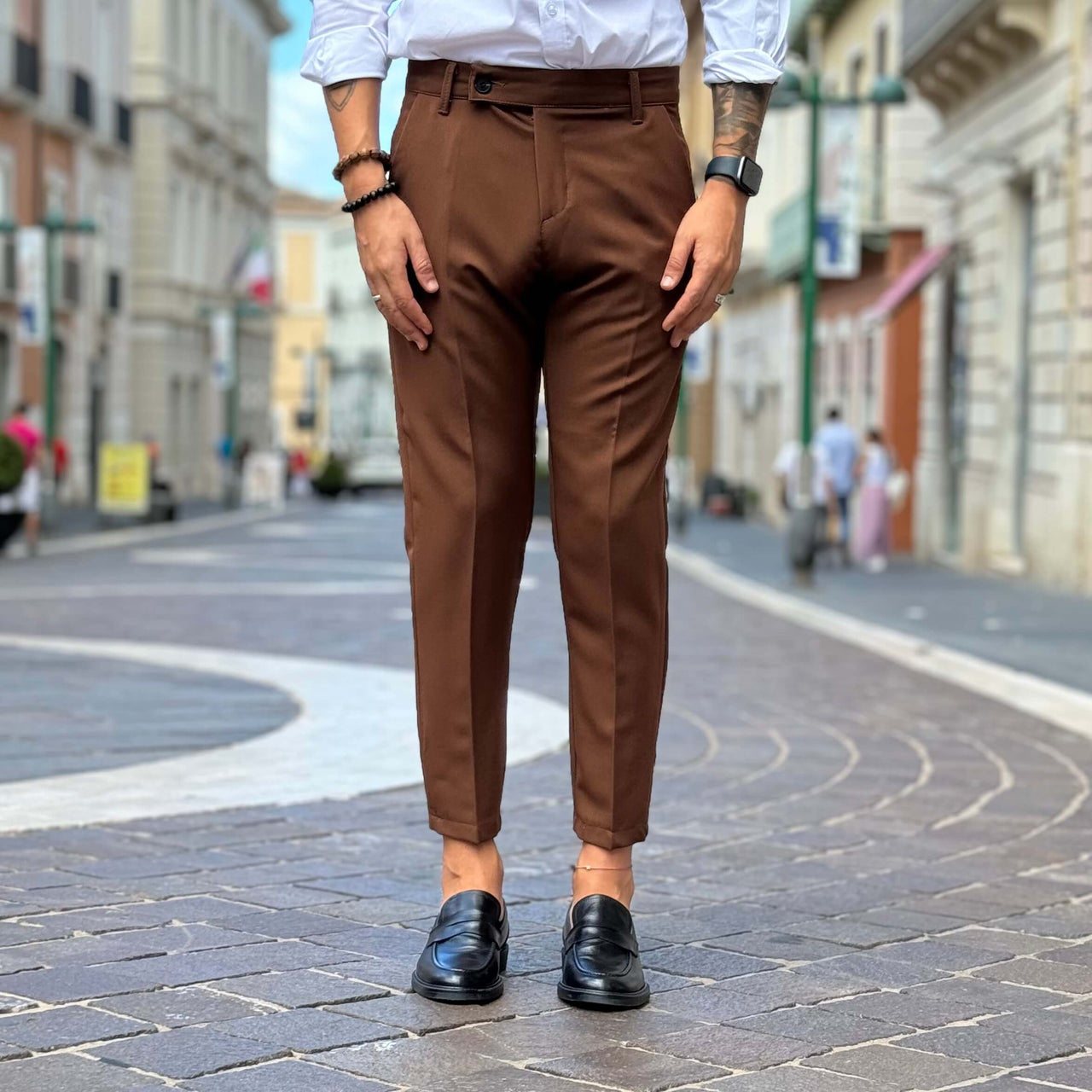 Pantalone Milano avana - FLAG STORE