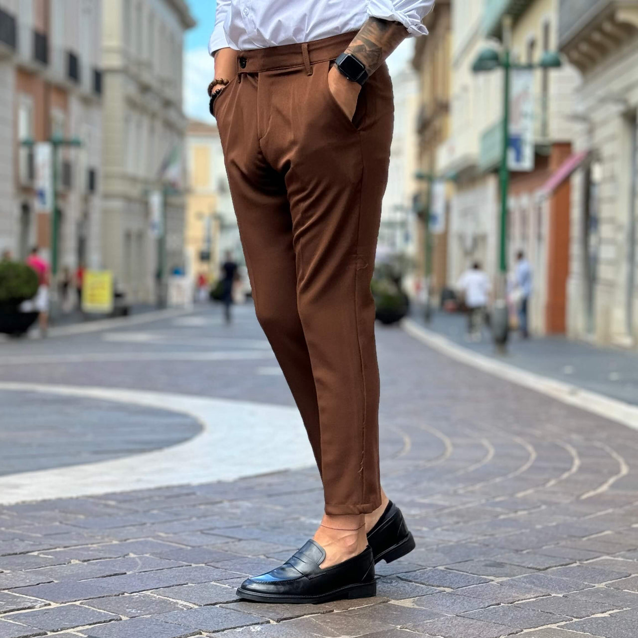 Pantalone Milano avana - FLAG STORE