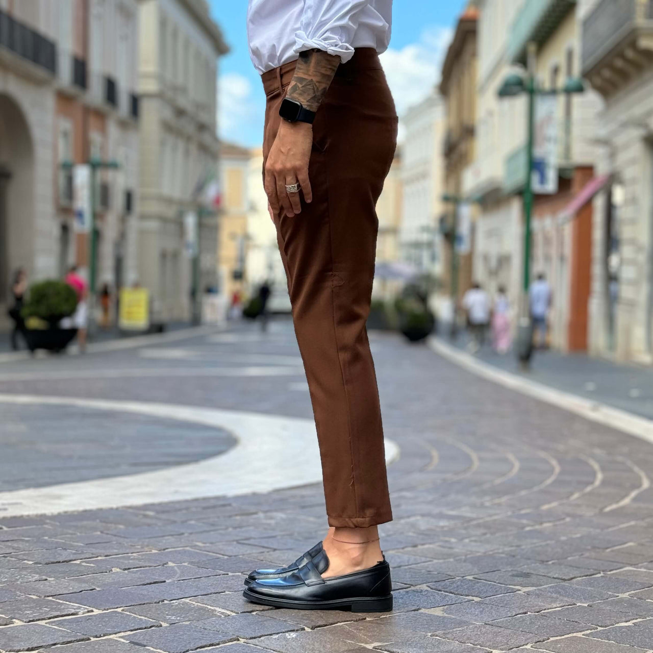 Pantalone Milano avana - FLAG STORE