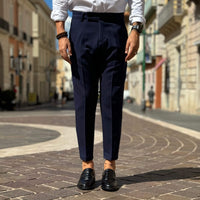 Thumbnail for Pantalone Milano blu navy - FLAG STORE