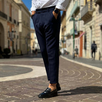 Thumbnail for Pantalone Milano blu navy - FLAG STORE