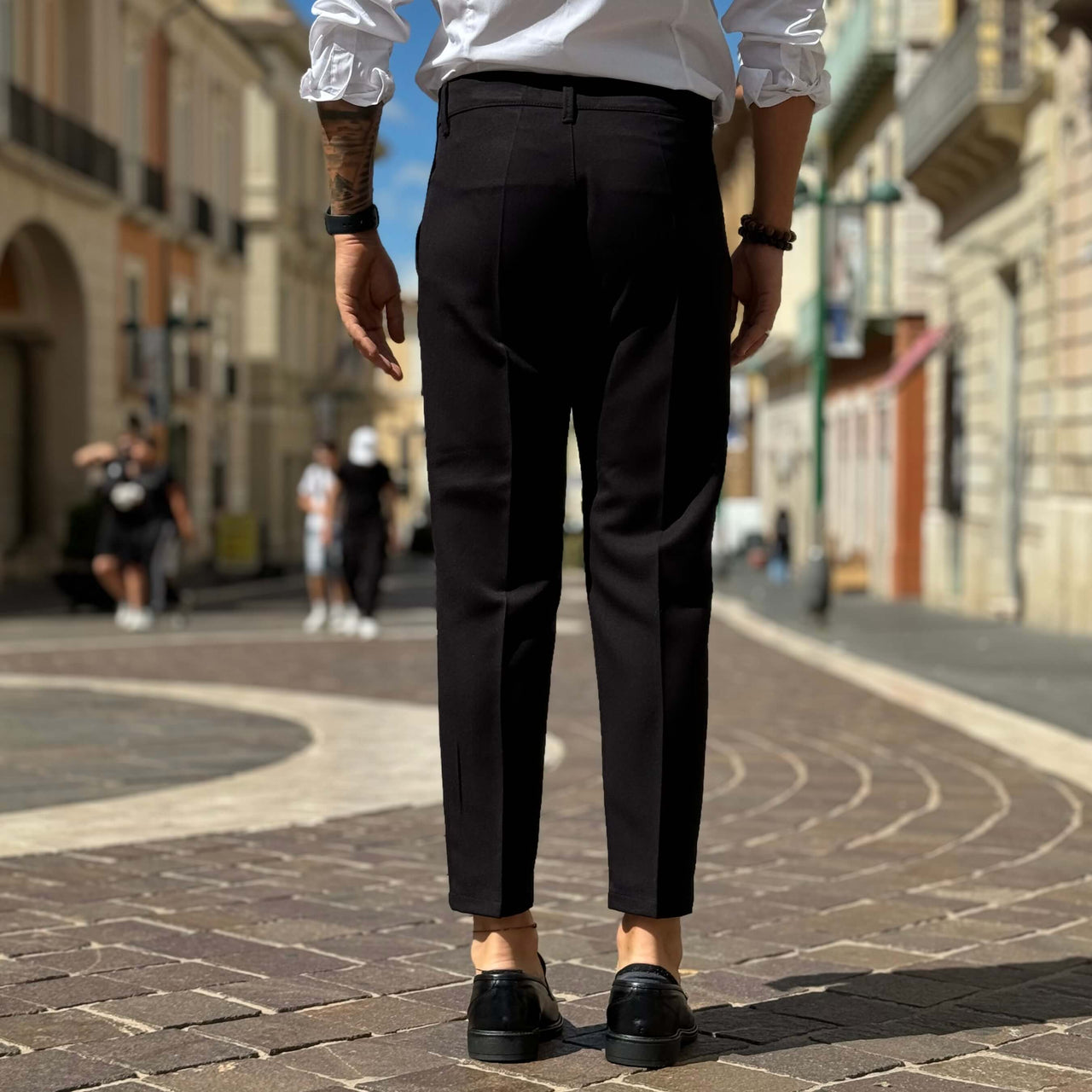 Pantalone Milano nero - FLAG STORE