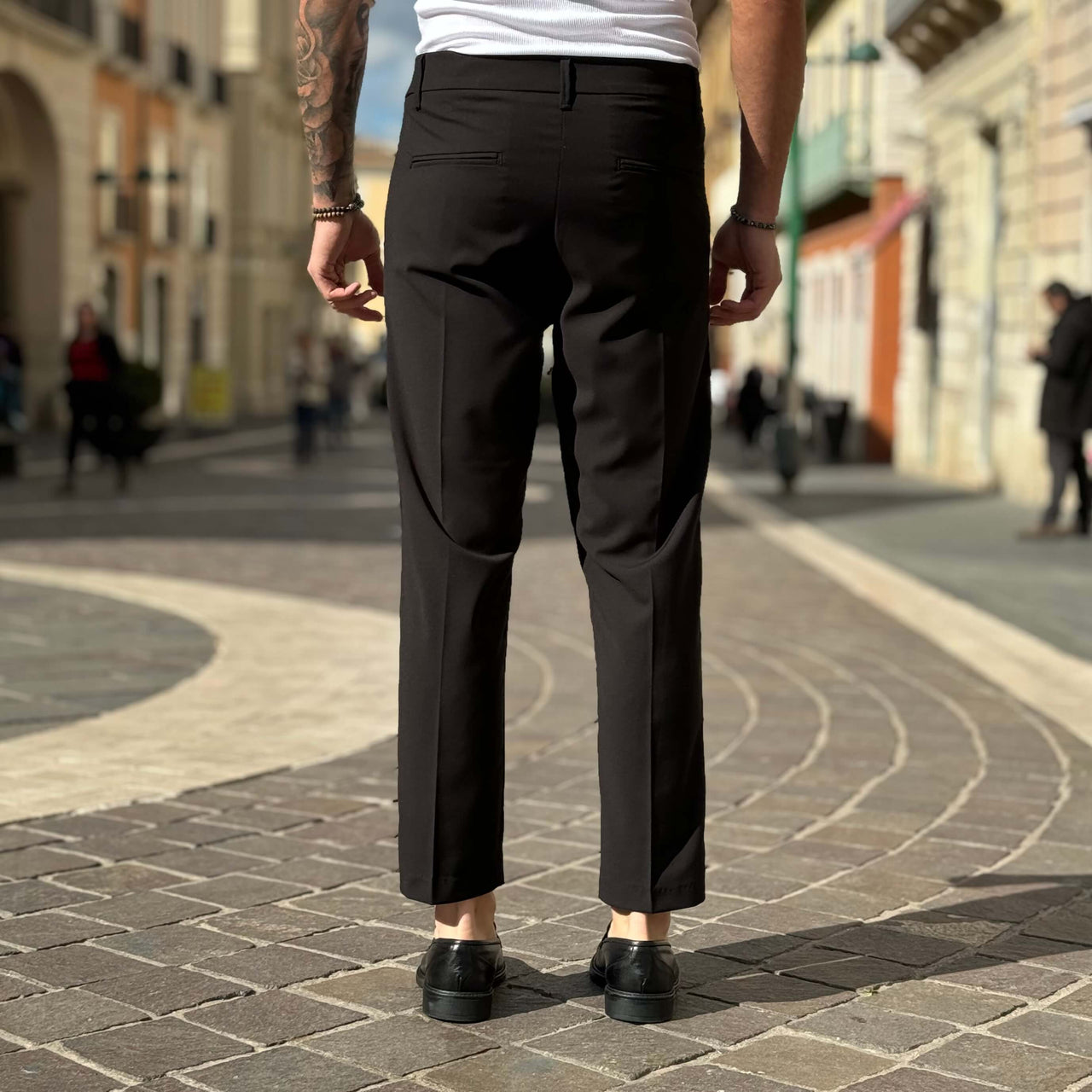 Pantalone Nero Capri - FLAG STORE