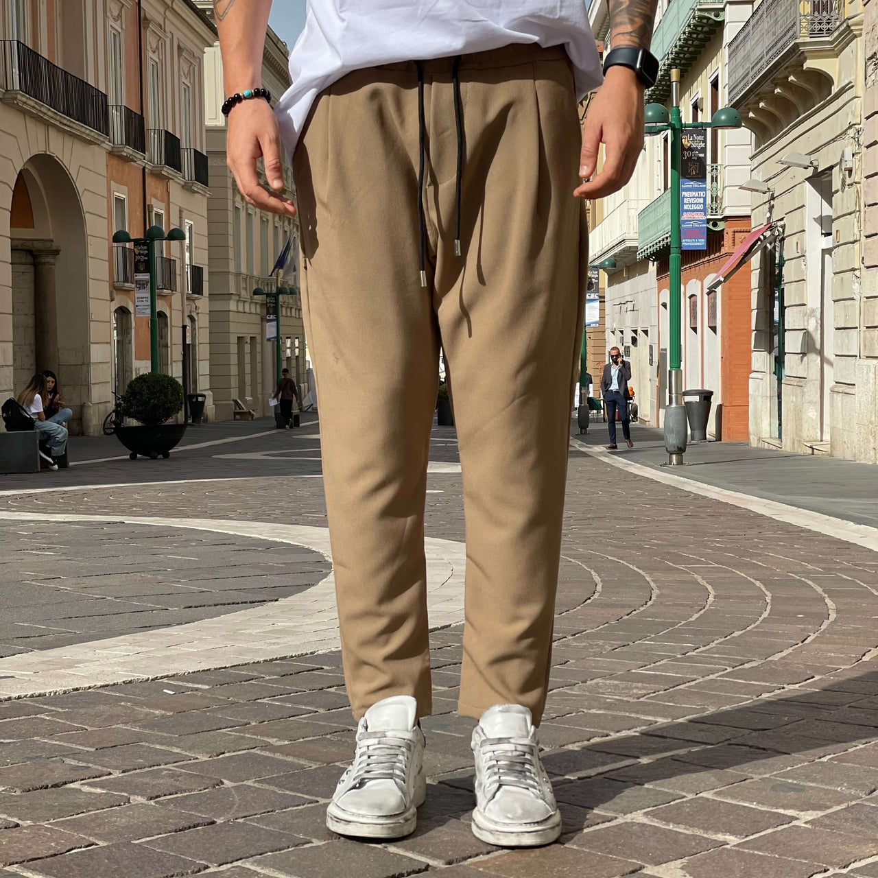 Pantalaccio beige - FLAG STORE