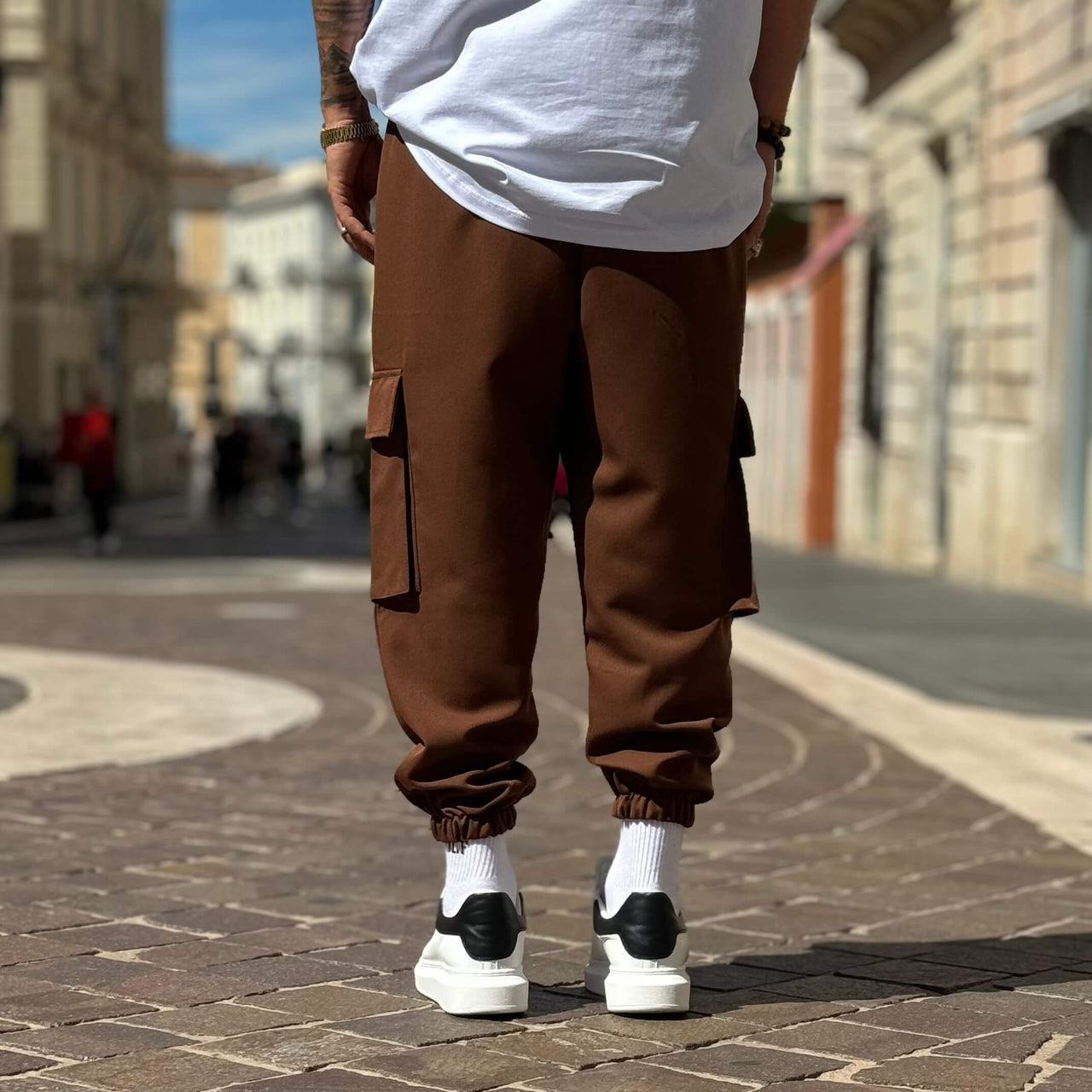 Pantalone cargo avana - FLAG STORE