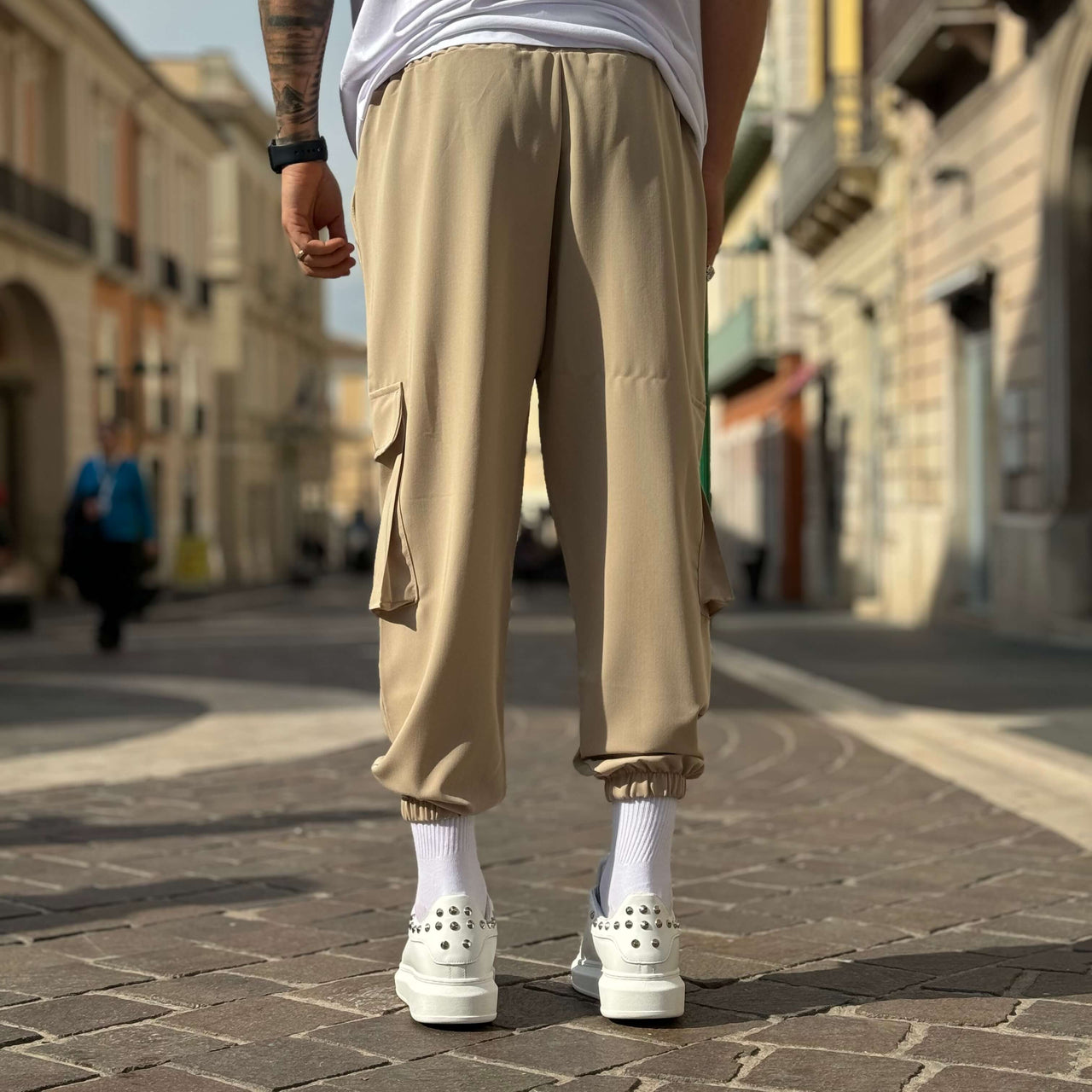 Pantalone cargo beige 2.0 - FLAG STORE