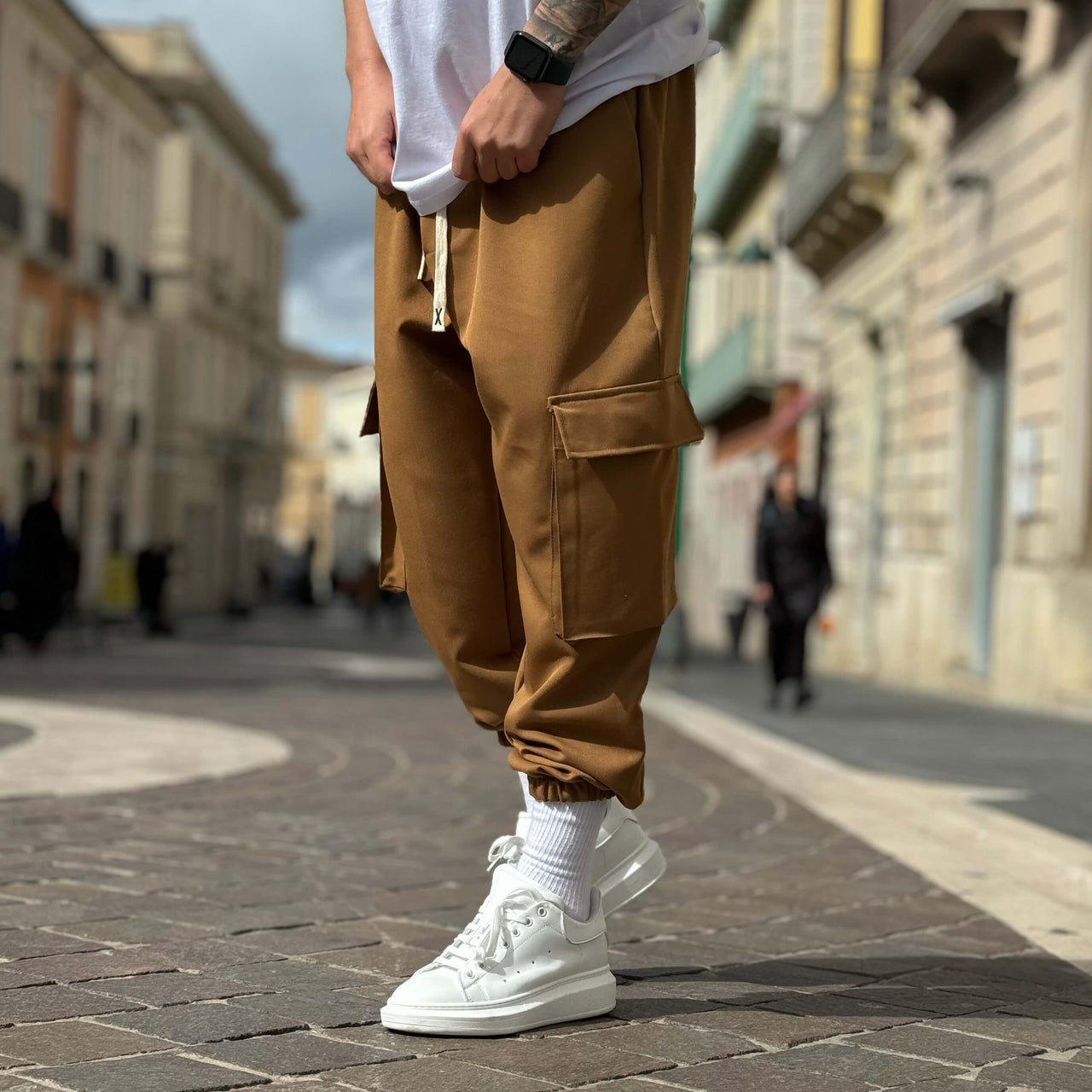 Pantalone cargo beige 3.0 - FLAG STORE