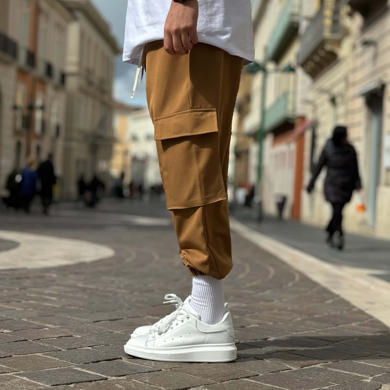 Pantalone cargo beige 3.0 - FLAG STORE