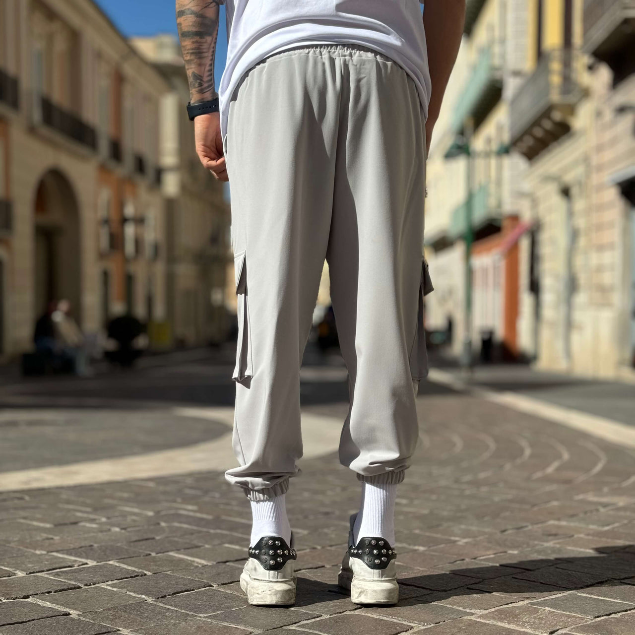 Pantalone cargo ghiaccio - FLAG STORE