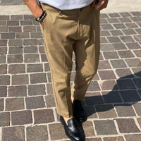 Thumbnail for Pantalone chinos beige - FLAG STORE