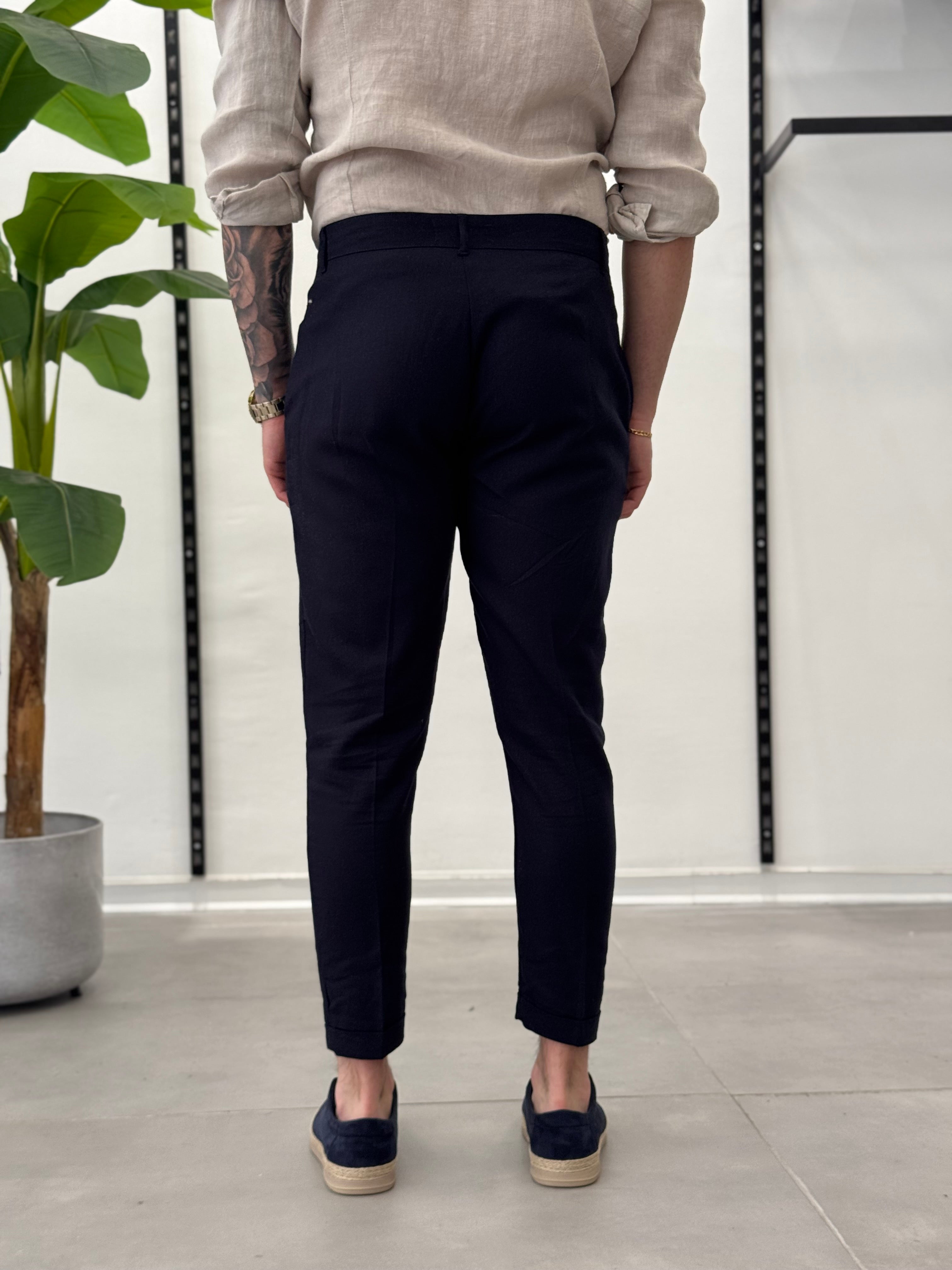Pantalone in Lino Casablanca